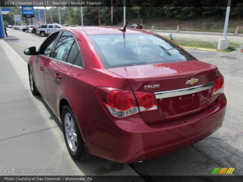 Red Hot / Medium Titanium 2014 Chevrolet Cruze LT