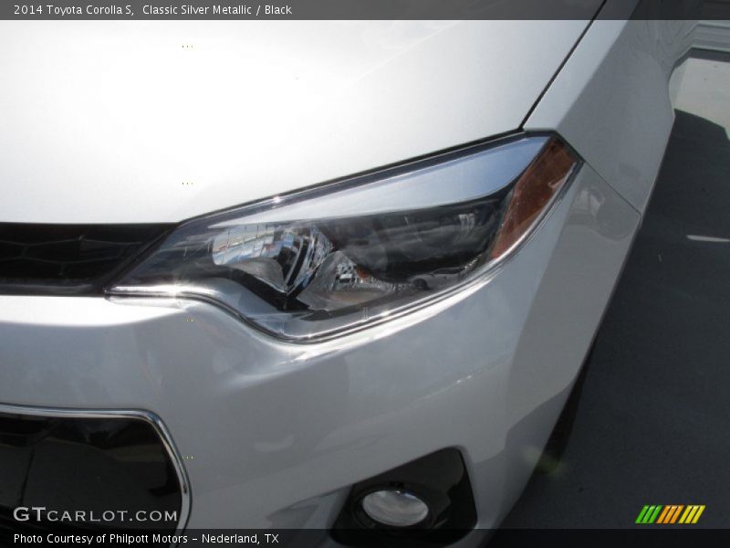 Classic Silver Metallic / Black 2014 Toyota Corolla S