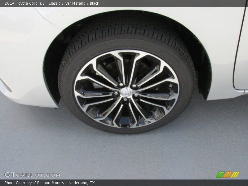 Classic Silver Metallic / Black 2014 Toyota Corolla S