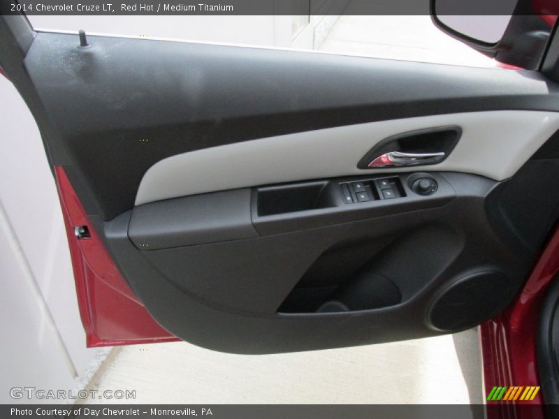 Red Hot / Medium Titanium 2014 Chevrolet Cruze LT