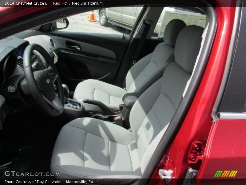 Red Hot / Medium Titanium 2014 Chevrolet Cruze LT