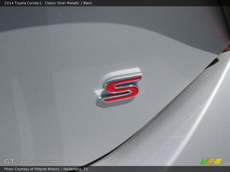 Classic Silver Metallic / Black 2014 Toyota Corolla S