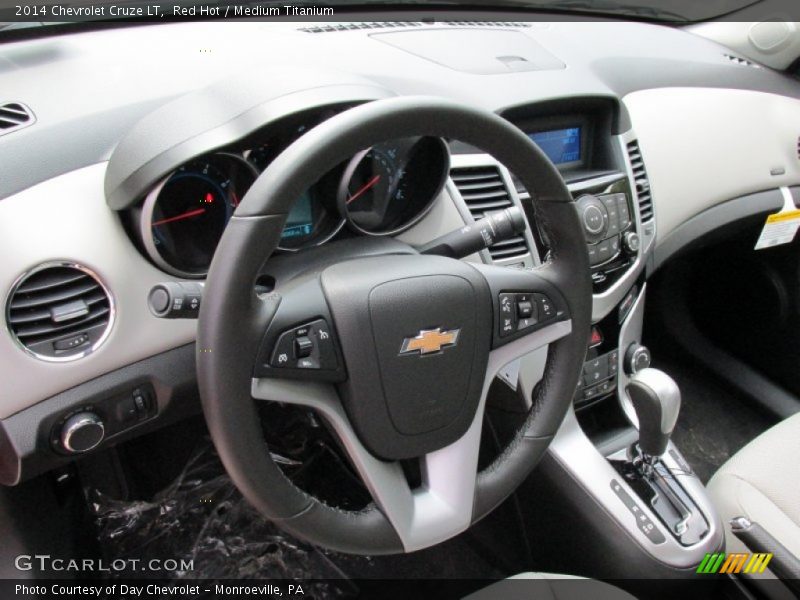 Red Hot / Medium Titanium 2014 Chevrolet Cruze LT