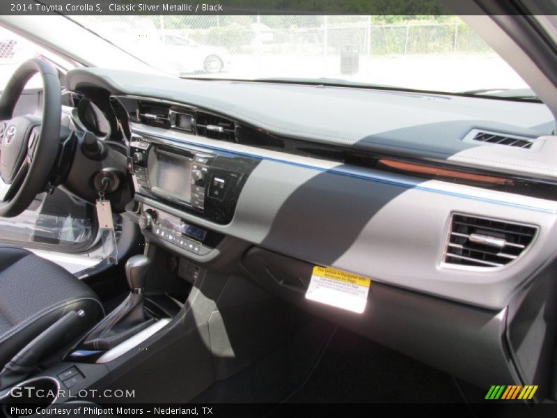 Classic Silver Metallic / Black 2014 Toyota Corolla S