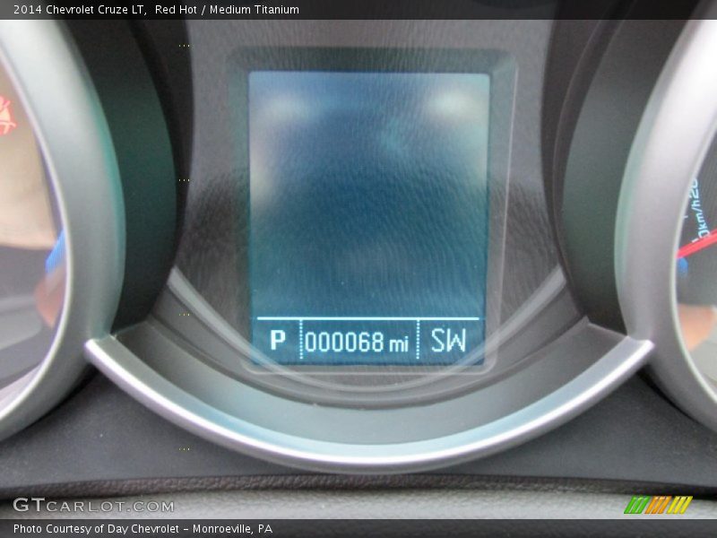 Red Hot / Medium Titanium 2014 Chevrolet Cruze LT