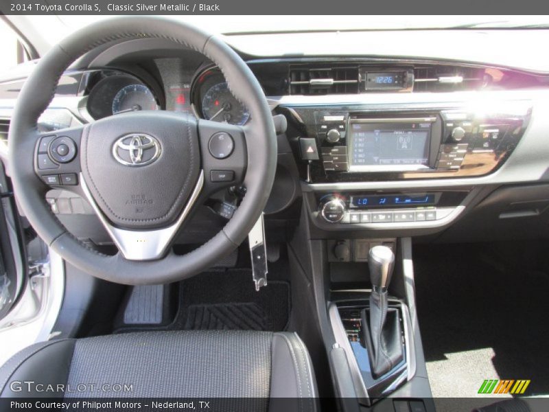 Classic Silver Metallic / Black 2014 Toyota Corolla S
