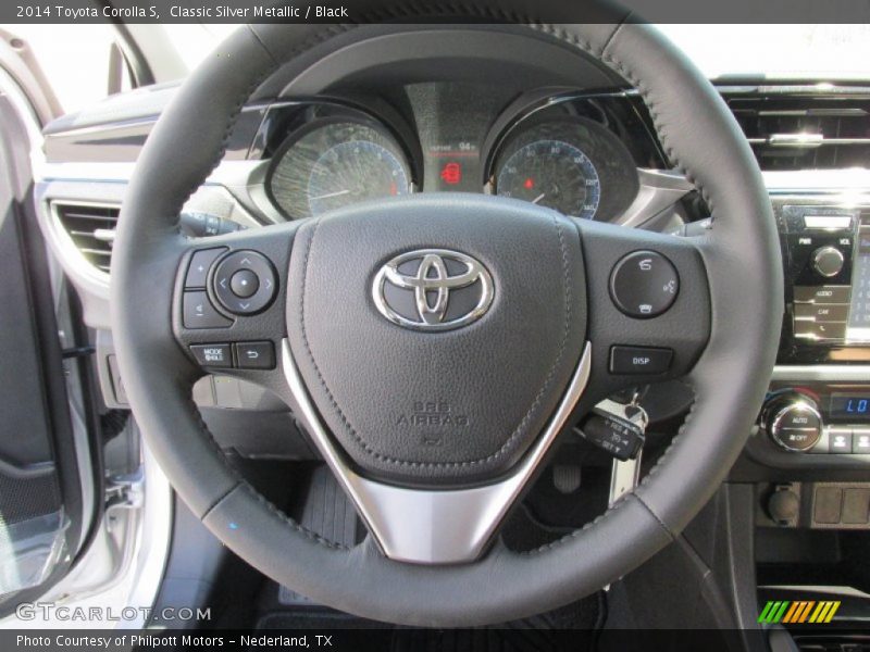 Classic Silver Metallic / Black 2014 Toyota Corolla S