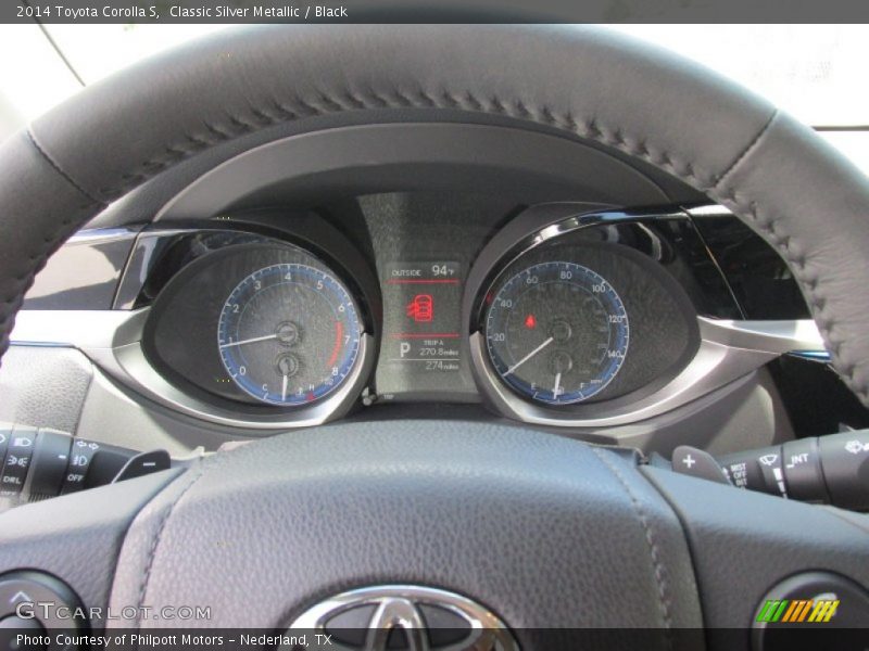 Classic Silver Metallic / Black 2014 Toyota Corolla S