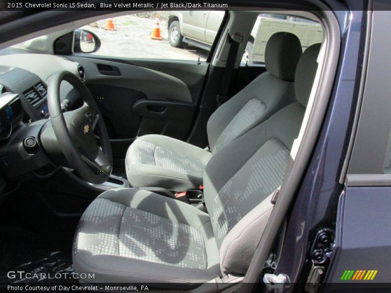 Blue Velvet Metallic / Jet Black/Dark Titanium 2015 Chevrolet Sonic LS Sedan