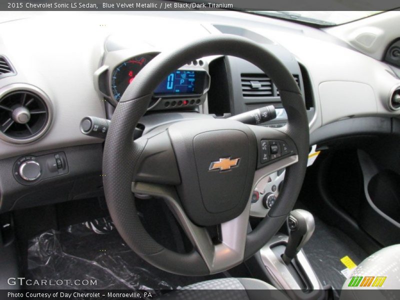 Blue Velvet Metallic / Jet Black/Dark Titanium 2015 Chevrolet Sonic LS Sedan