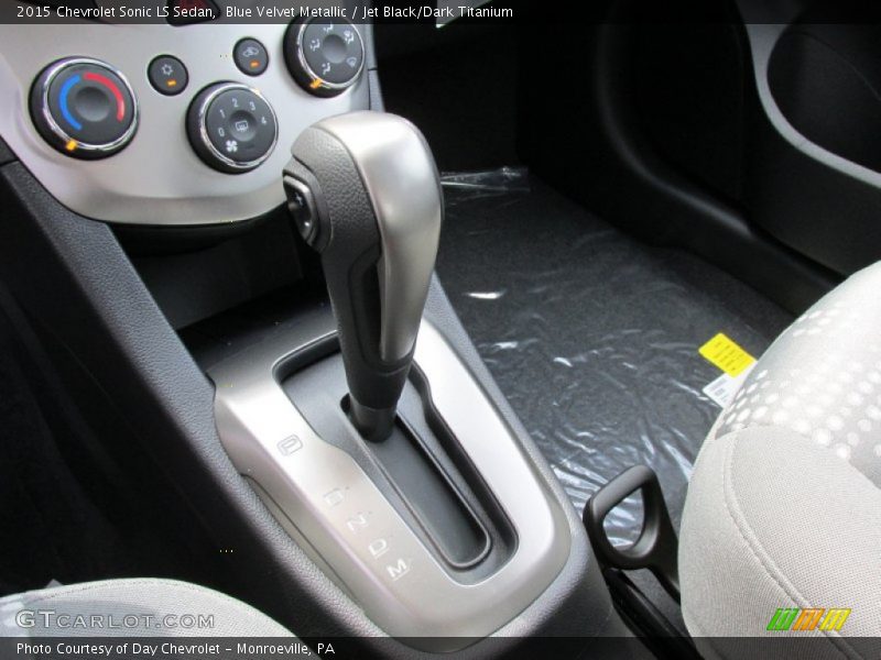 Blue Velvet Metallic / Jet Black/Dark Titanium 2015 Chevrolet Sonic LS Sedan