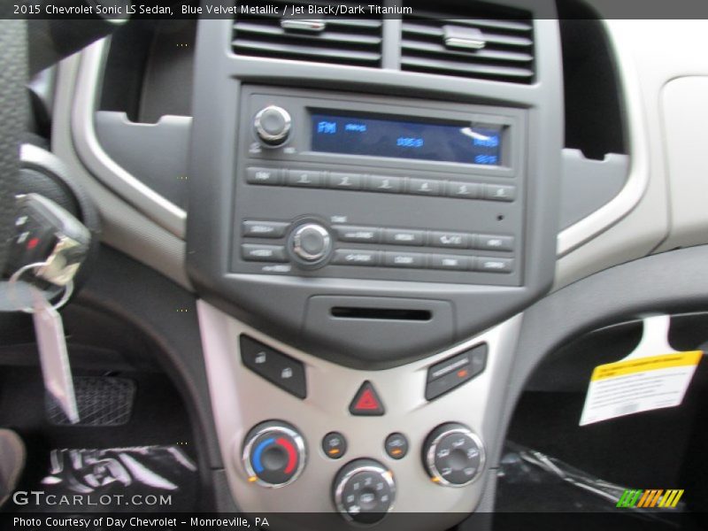 Blue Velvet Metallic / Jet Black/Dark Titanium 2015 Chevrolet Sonic LS Sedan
