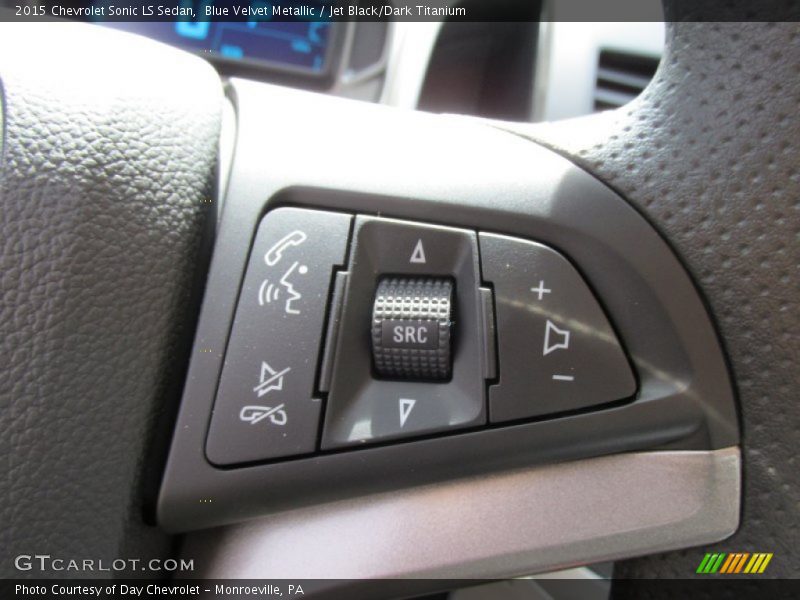 Blue Velvet Metallic / Jet Black/Dark Titanium 2015 Chevrolet Sonic LS Sedan