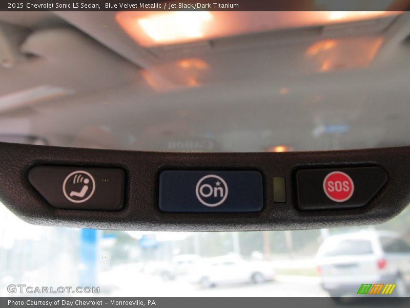 Blue Velvet Metallic / Jet Black/Dark Titanium 2015 Chevrolet Sonic LS Sedan