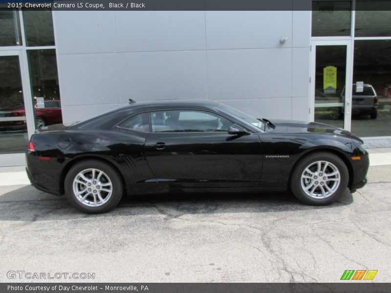 Black / Black 2015 Chevrolet Camaro LS Coupe