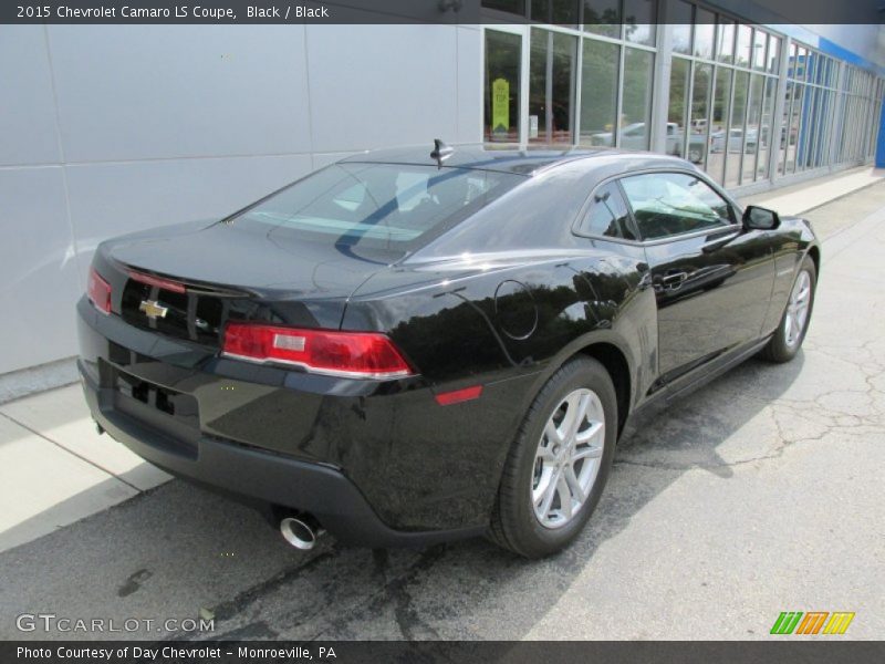 Black / Black 2015 Chevrolet Camaro LS Coupe