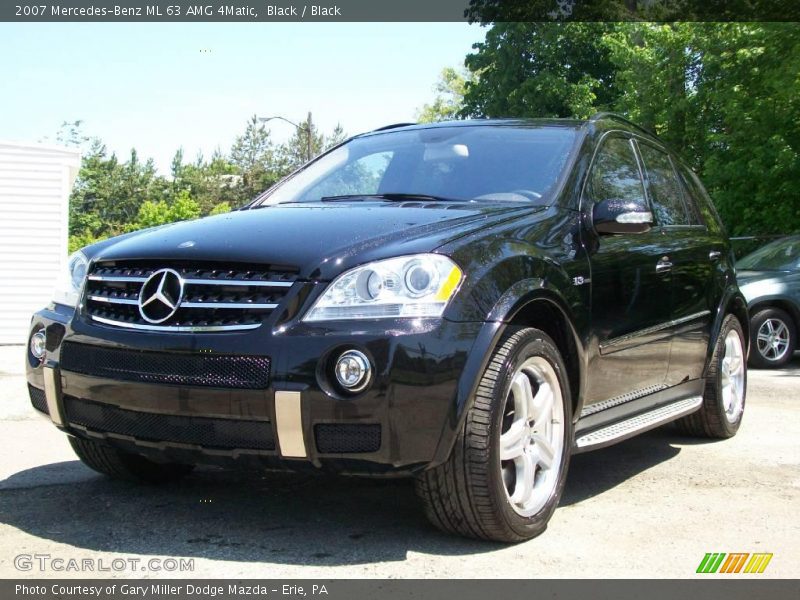 Black / Black 2007 Mercedes-Benz ML 63 AMG 4Matic