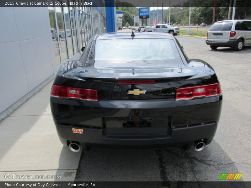Black / Black 2015 Chevrolet Camaro LS Coupe