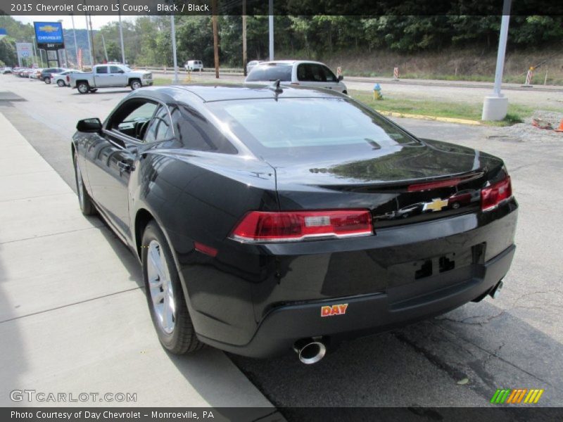 Black / Black 2015 Chevrolet Camaro LS Coupe