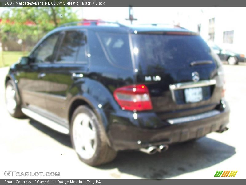 Black / Black 2007 Mercedes-Benz ML 63 AMG 4Matic
