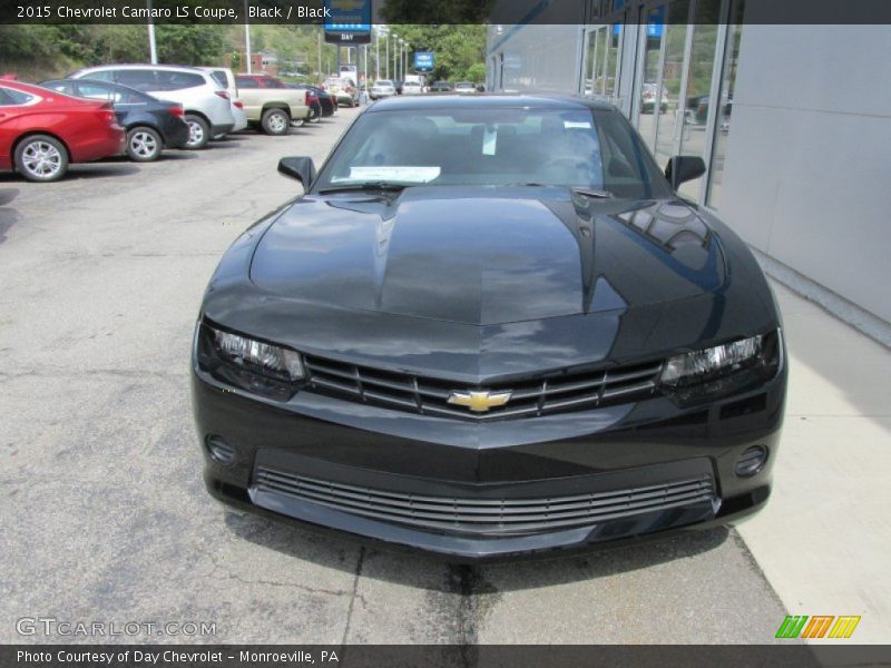 Black / Black 2015 Chevrolet Camaro LS Coupe