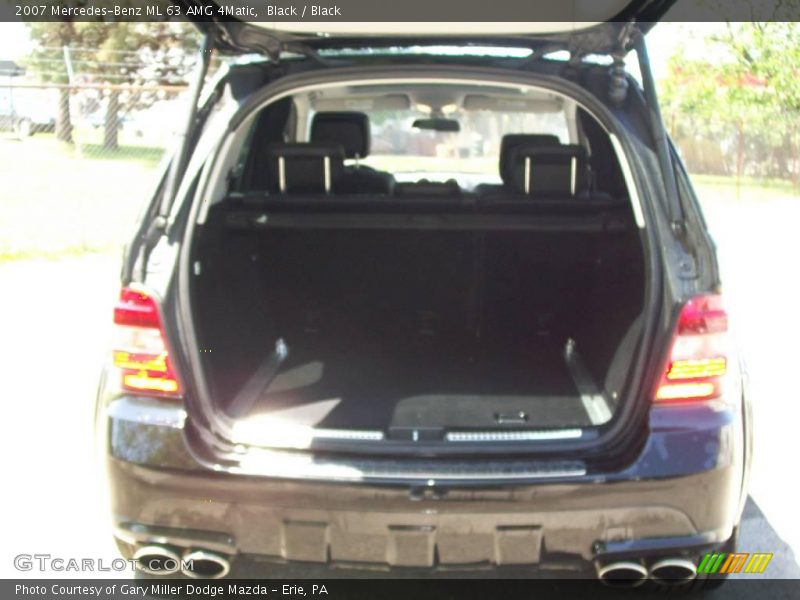 Black / Black 2007 Mercedes-Benz ML 63 AMG 4Matic