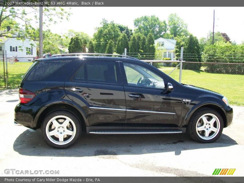 Black / Black 2007 Mercedes-Benz ML 63 AMG 4Matic