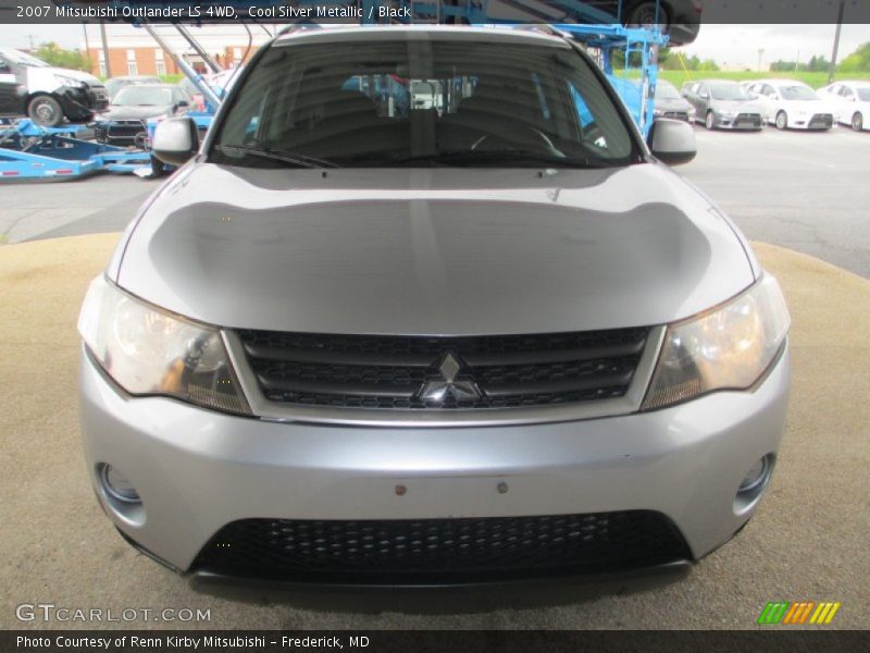 Cool Silver Metallic / Black 2007 Mitsubishi Outlander LS 4WD