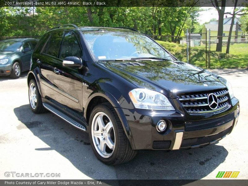 Black / Black 2007 Mercedes-Benz ML 63 AMG 4Matic