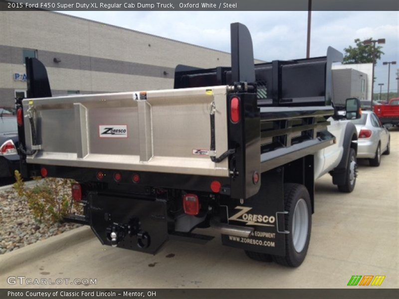 Oxford White / Steel 2015 Ford F450 Super Duty XL Regular Cab Dump Truck