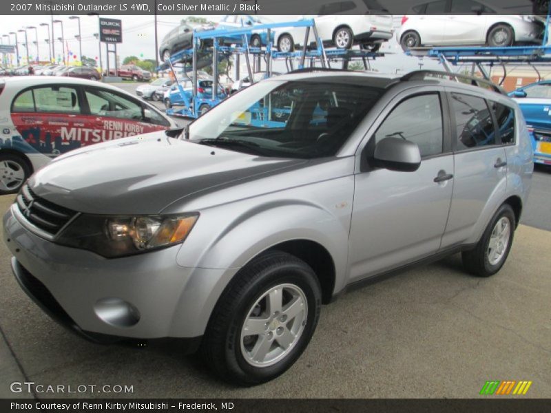 Cool Silver Metallic / Black 2007 Mitsubishi Outlander LS 4WD