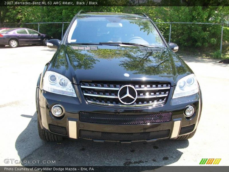 Black / Black 2007 Mercedes-Benz ML 63 AMG 4Matic