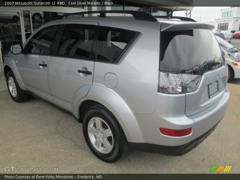 Cool Silver Metallic / Black 2007 Mitsubishi Outlander LS 4WD