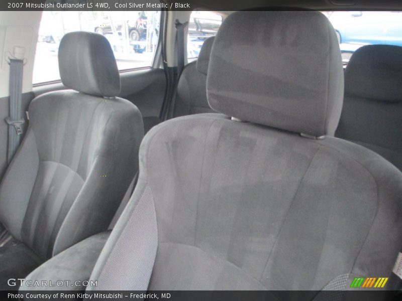 Cool Silver Metallic / Black 2007 Mitsubishi Outlander LS 4WD