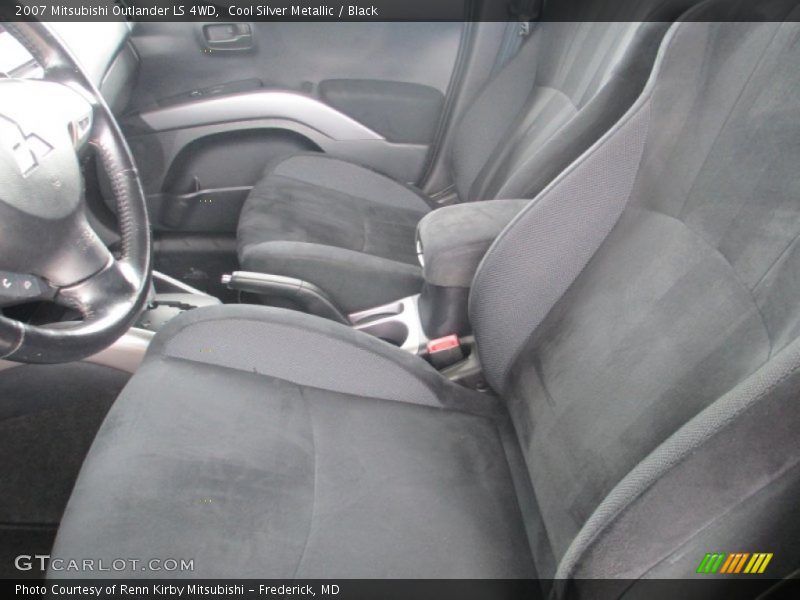Cool Silver Metallic / Black 2007 Mitsubishi Outlander LS 4WD