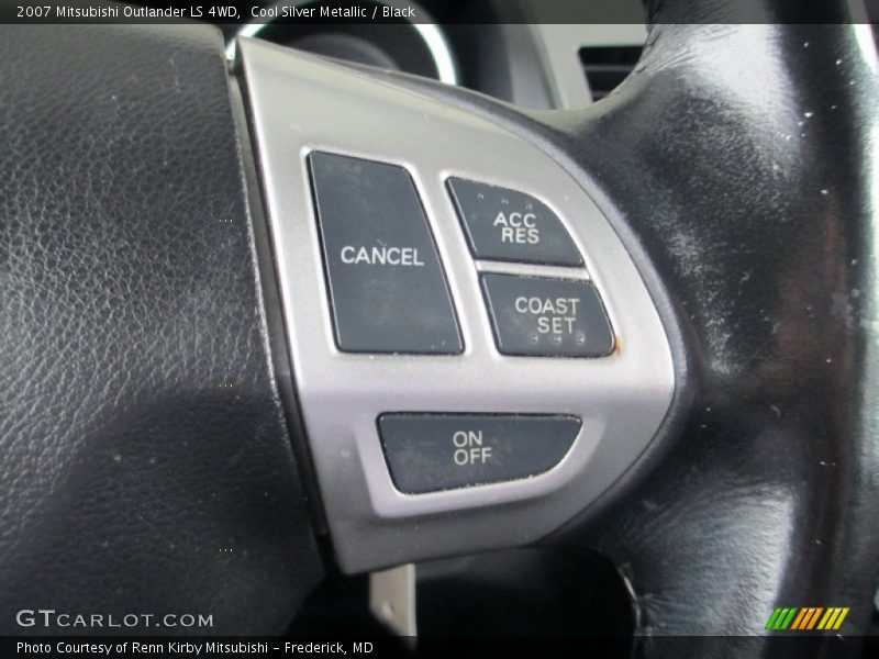 Cool Silver Metallic / Black 2007 Mitsubishi Outlander LS 4WD