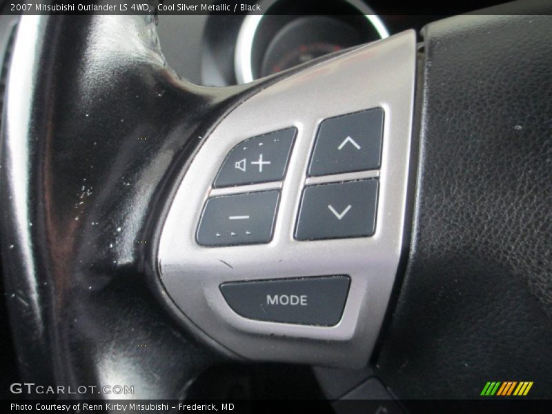 Cool Silver Metallic / Black 2007 Mitsubishi Outlander LS 4WD