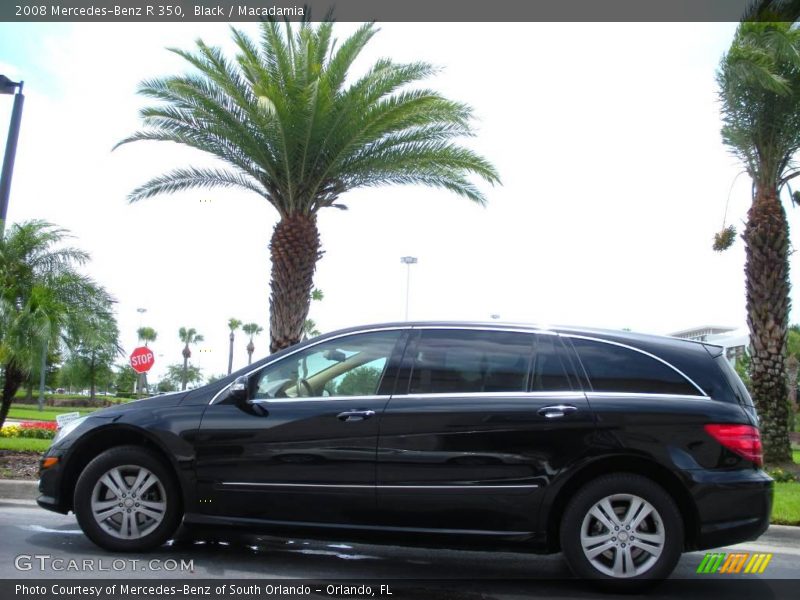 Black / Macadamia 2008 Mercedes-Benz R 350