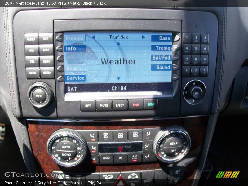 Black / Black 2007 Mercedes-Benz ML 63 AMG 4Matic