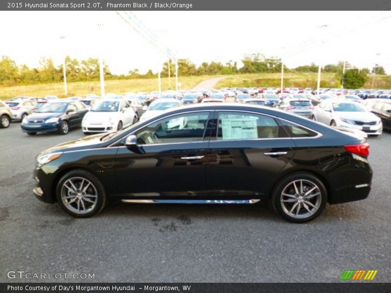 Phantom Black / Black/Orange 2015 Hyundai Sonata Sport 2.0T