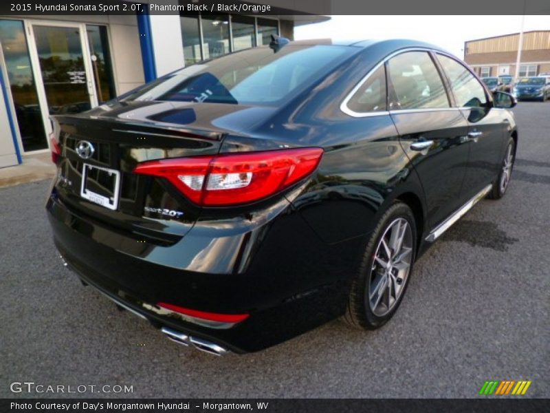 Phantom Black / Black/Orange 2015 Hyundai Sonata Sport 2.0T