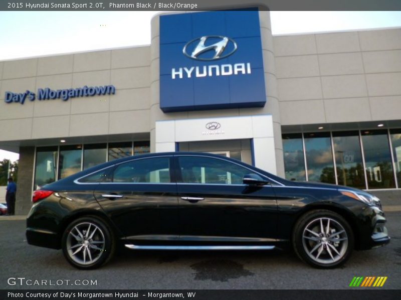 Phantom Black / Black/Orange 2015 Hyundai Sonata Sport 2.0T