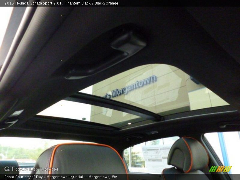 Phantom Black / Black/Orange 2015 Hyundai Sonata Sport 2.0T
