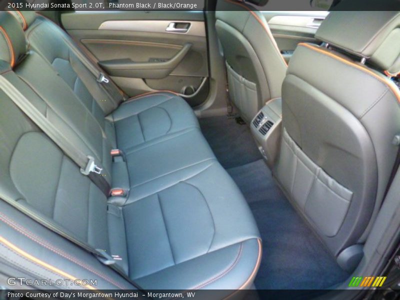 Rear Seat of 2015 Sonata Sport 2.0T