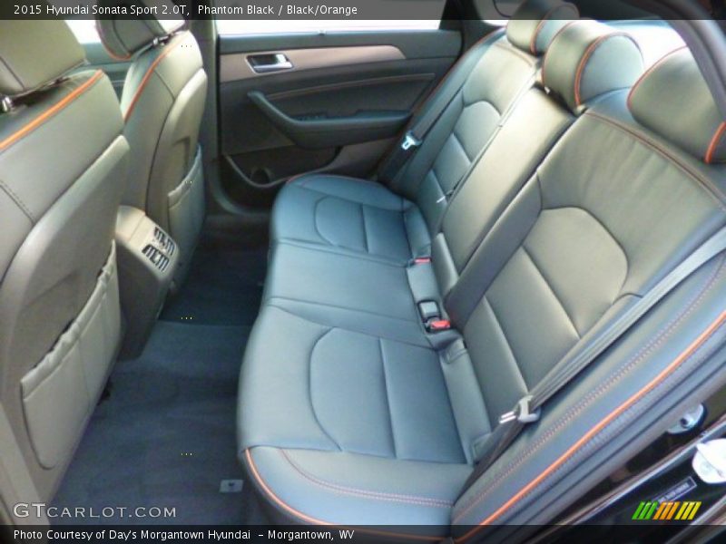 Rear Seat of 2015 Sonata Sport 2.0T