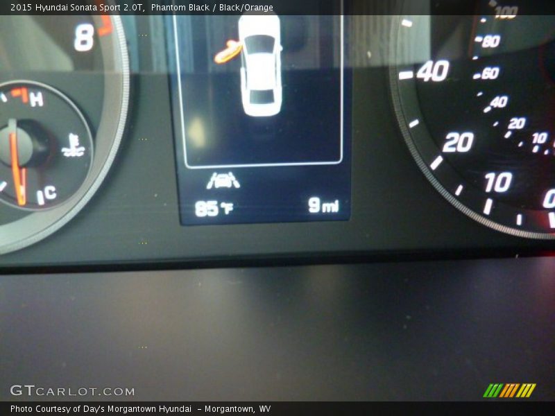 Phantom Black / Black/Orange 2015 Hyundai Sonata Sport 2.0T