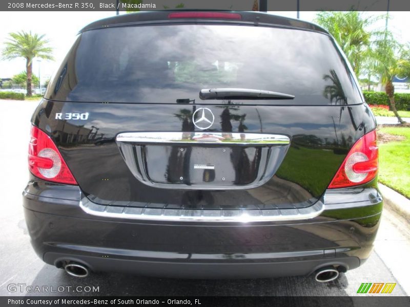 Black / Macadamia 2008 Mercedes-Benz R 350