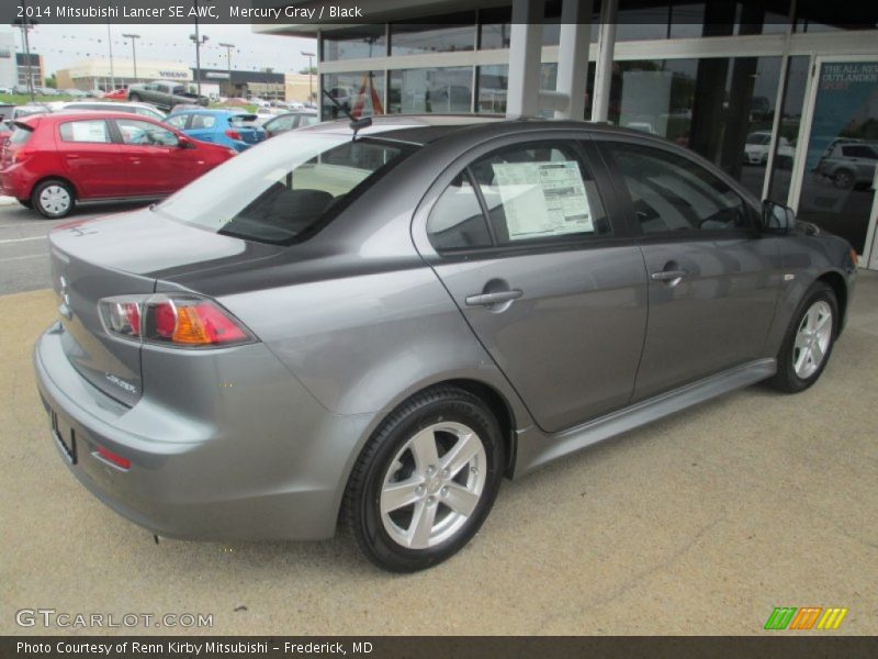 Mercury Gray / Black 2014 Mitsubishi Lancer SE AWC