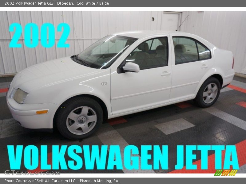 Cool White / Beige 2002 Volkswagen Jetta GLS TDI Sedan