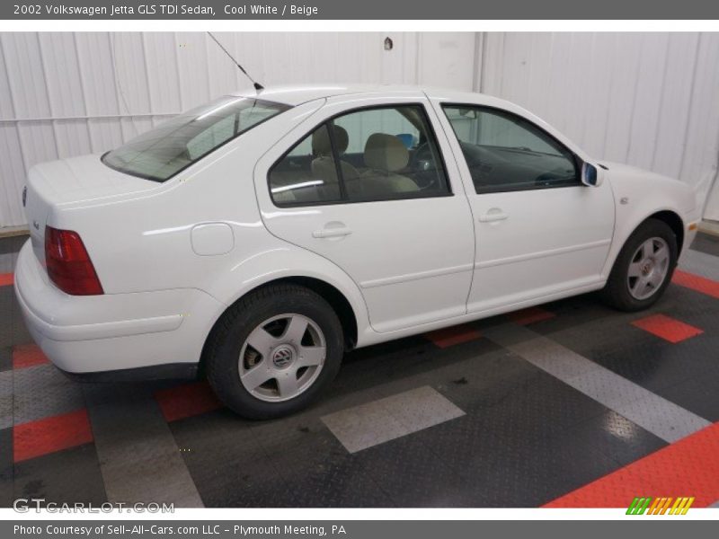 Cool White / Beige 2002 Volkswagen Jetta GLS TDI Sedan